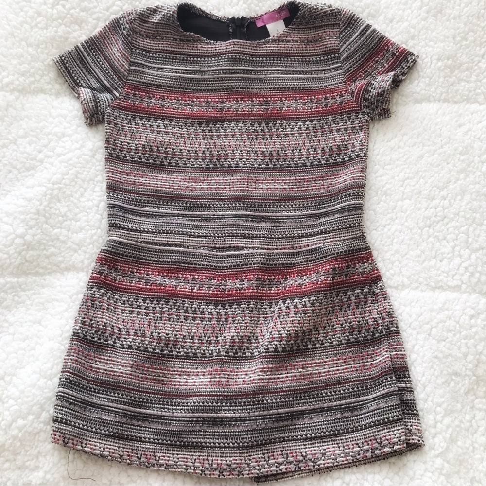 Kids Girls Aqua Red/Black/White Romper Large